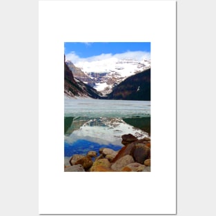 Lake Louise Victoria Glacier Alberta Canada Posters and Art